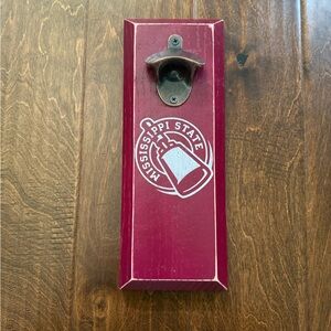 Mississippi State University Logo Magnetic Bottle Opener